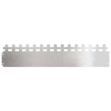Vidaxl Robniki za trato 30 szt. srebrna 103 x 0,05 x 22 cm