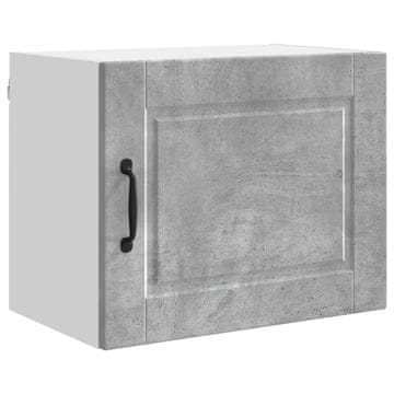 Vidaxl Omarica na steni PORTO 2 szt. Betonsko siva 50 x 31 x 40 cm
