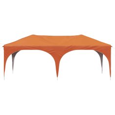 Vidaxl Zložljivi šotor za zabave 574 x 289 x 245 cm Oranžna