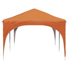 Vidaxl Zložljivi šotor za zabave 574 x 289 x 245 cm Oranžna