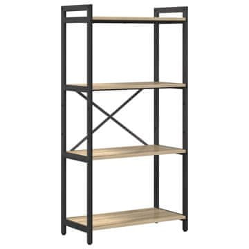 Vidaxl Knjižna polica Sonoma hrast 60 x 30 x 120 cm Konstruiran les