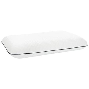 Vidaxl Vzglavnik za spanje Enobarvno Bela 60 x 40 x 10 cm Gel pena