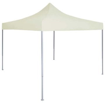 Vidaxl Zabavni šotor krema 291 x 291 x 315 cm Oxford tkanina
