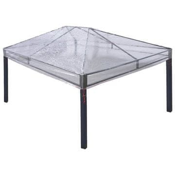 Vidaxl Zamenjava za zaščito gazeba Transparentno 400 x 300 x 32 cm PVC