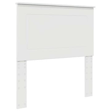 Vidaxl Vzglavje Svetlo Belo 100 cm Konstruirano leseno