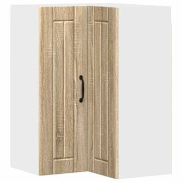 Vidaxl Omara za vogal LUCCA Sonoma hrast 57 x 57 x 80 cm