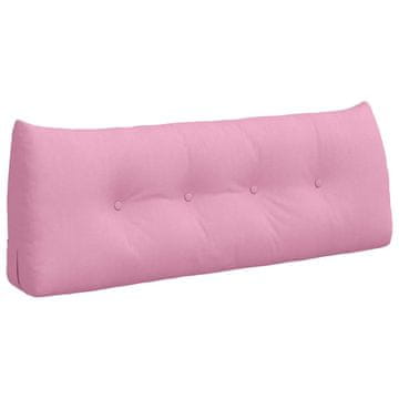 Vidaxl Poglavni vzglavnik Roza 120 x 24 x 50 cm blago