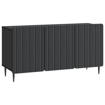 Vidaxl TV omarica Črna 99 x 34,5 x 52 cm Inženirski les