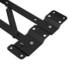 Vidaxl Mehanizem za dvig postelje 12 szt. Črna 340 x 95 x 40 mm elezo