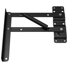 Vidaxl Mehanizem za dvig postelje 12 szt. Črna 340 x 95 x 40 mm elezo