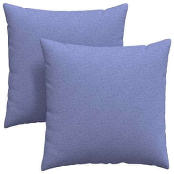 Vidaxl Blazine za kavč 2 szt. Jeans modra 80 x 80 cm blago
