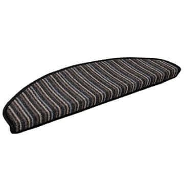 Vidaxl Samolepilni stopniščni tepihi 15 kos 65 x 21 x 4 cm Non-Slip