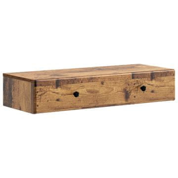 Vidaxl Stenska stranska miza Star les 87,5 x 34,5 x 17 cm