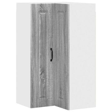 Vidaxl Plošča za pomivalni stroj Kalmar Siva Sonoma 57 x 57 x 100 cm