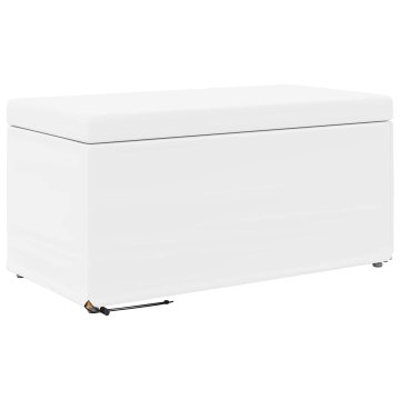 Vidaxl Stolica Bela 81 x 41 x 40 cm Umetno Usnje in Umetno Leseno