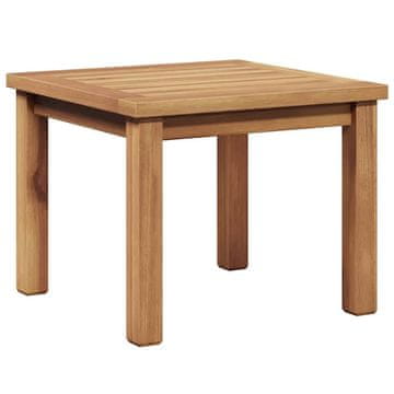 Vidaxl Klubska miza Rjava 45 x 45 x 36 cm Trden tikov les