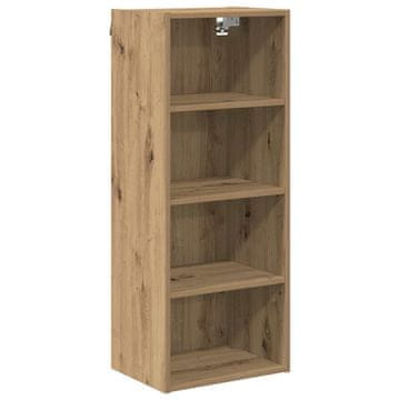 Vidaxl Viseča omarica Umetni hrast 40 x 29,5 x 100 cm Konstruiran les
