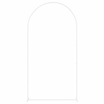 Vidaxl Poroka Arch Bela 100 x 39 x 200 cm Jeklo