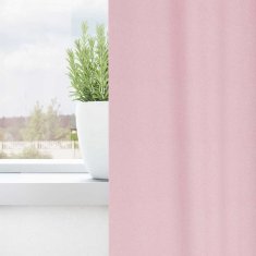 Vidaxl Zavese za zatemnitev z obroči 2 szt. Baby roza 260 x 140 cm