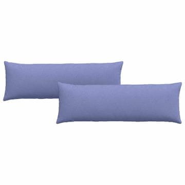 Vidaxl Blazine za kavč 2 szt. Jeans modra 120 x 40 cm blago