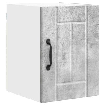 Vidaxl Omarica na steni LUCCA Betonsko siva 30 x 31 x 40 cm