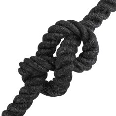 Vidaxl Vrv iz jute 160 mm 100 m Črna 100% Tossa jute