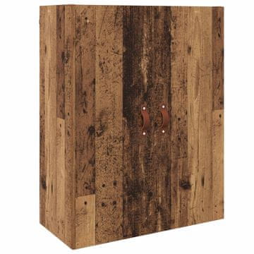 Vidaxl Omarica na steni Star les 69,5 x 34 x 90 cm Konstruiran les