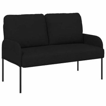 Vidaxl Sedežne garniture z blazino 110cm Črna Vezani les