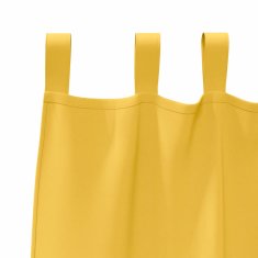 Vidaxl Zavese za zatemnitev z obroči 2 szt. Gorčična rumena