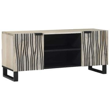 Vidaxl TV enote Bela 105 x 33 x 46 cm Konstruiran les
