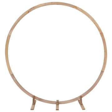 Vidaxl Poroka Arch Svetlo rjava 224 x 80 x 220 cm Masivno borovo les