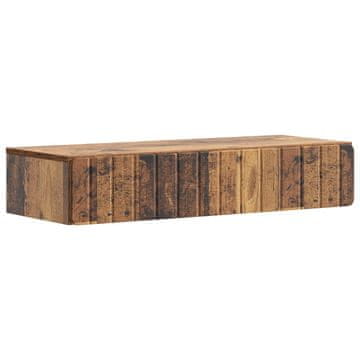 Vidaxl Stenska stranska miza 87,5 x 34,5 x 17 cm Inženirski les