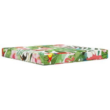 Vidaxl Zunanja blazina za kavč barvito 80 x 80 x 8 cm Poliester