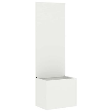 Vidaxl Zaslon za zasebnost v vrtu Bela 50 x 32 x 150 cm Mnogi jeklo