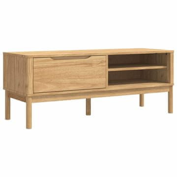 Vidaxl Klubska klop FLORO Voskast rjav 115 x 40 x 45 cm