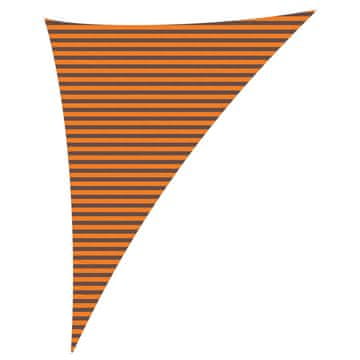 Vidaxl Sončno platno Oranžna in Rjava 4 x 5 x 6,4 m