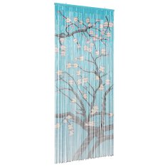 Vidaxl Zavesa proti insektom večbarvno 90 x 200 cm Bambus
