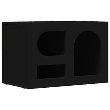 Vidaxl TV omarica Črna 60 x 35 x 40 cm Konstruiran les