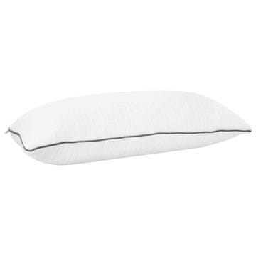 Vidaxl Blazina za spanje Shread Bela 50 x 30 x 11 cm Spominska pena