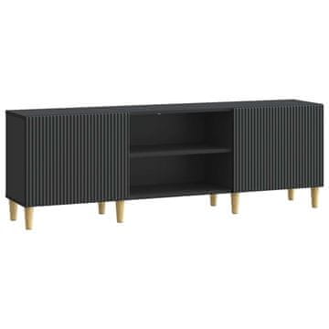 Vidaxl TV omarica Črna 150 x 31 x 50 cm Inženirski les