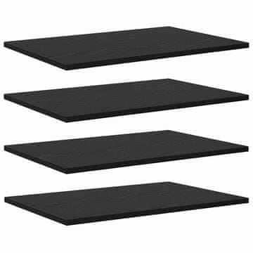 Vidaxl Polica za knjige 3 ravni 4 kos 60 x 40 x 1,5 cm Inženirski les