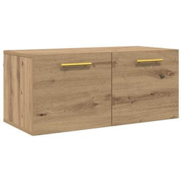 Vidaxl Omarica na steni artisan hrast 80 x 36.5 x 35 cm