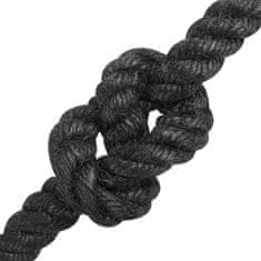 Vidaxl Vrv iz jute 140 mm 25 m Črna 100% Tossa jute