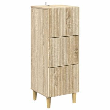 Vidaxl Predalna omara Sonoma hrast 33 x 34,5 x 90 cm Inženirski les