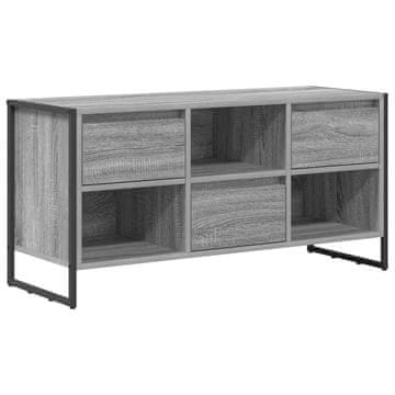 Vidaxl TV omarica Siva Sonoma 100 x 36 x 49,5 cm Konstruiran les