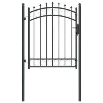 Vidaxl Vrata ograje s bodicami EMMEN 150 x 100 cm