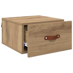 Vidaxl Stenska nočna omarica 35 x 35 x 20 cm Inženirski les