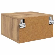 Vidaxl Stenska nočna omarica 35 x 35 x 20 cm Inženirski les