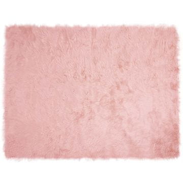 Vidaxl Preproga iz umetnega ovčjega krzna TAFALLA Roza 240 x 340 cm