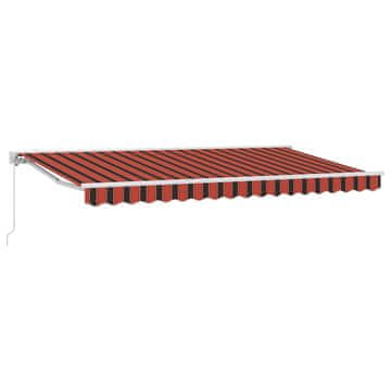 Vidaxl Okvir tende Oranžna in Črna 350 x 200 cm